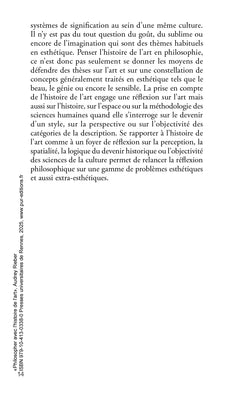 Philosopher avec l'histoire de l'art