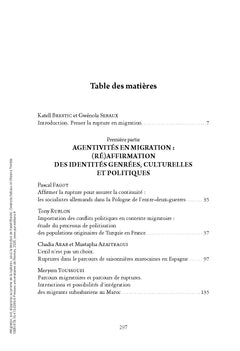 Migration, exil, diasporas au prisme de la rupture