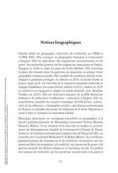 Migration, exil, diasporas au prisme de la rupture