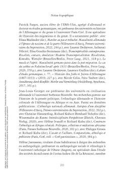 Migration, exil, diasporas au prisme de la rupture