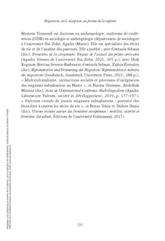 Migration, exil, diasporas au prisme de la rupture