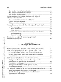 Le nominal propre