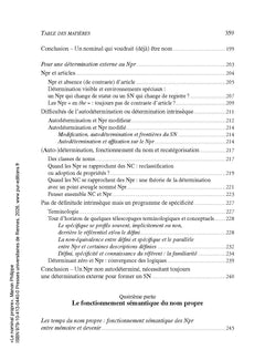 Le nominal propre