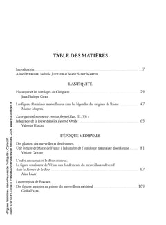 Figures féminines merveilleuses de l'Antiquité