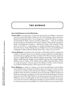 Penser à partir de ruines