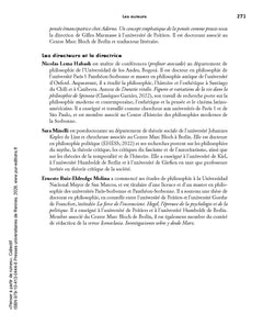 Penser à partir de ruines
