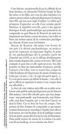 Françoise de Beauvoir et sa fille, Simone
