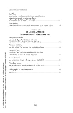 L'Europe et le totalitarisme