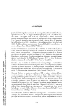 L'Europe et le totalitarisme