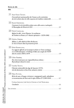 Récits de ville