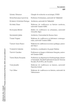 Récits de ville