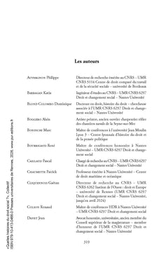 Quelles histoires du droit social ?