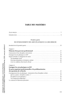 Enseigner les arts plastiques