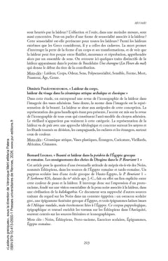Laideurs grecques