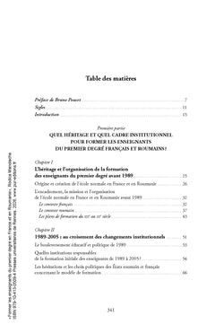 Former les enseignants du premier degré en France et en Roumanie