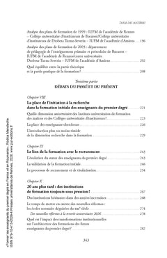 Former les enseignants du premier degré en France et en Roumanie