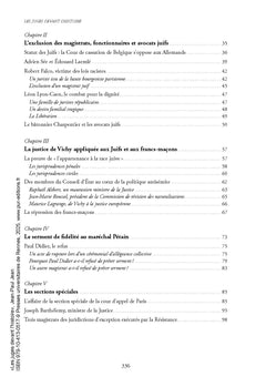 Les juges devant l'histoire