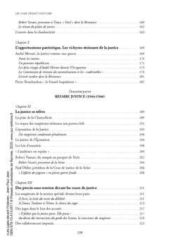 Les juges devant l'histoire