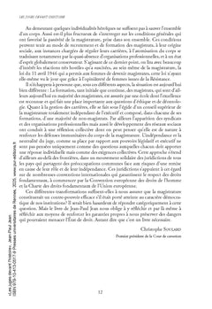 Les juges devant l'histoire