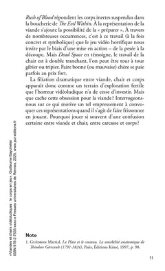 Viandes, chairs et corps vidéoludiques