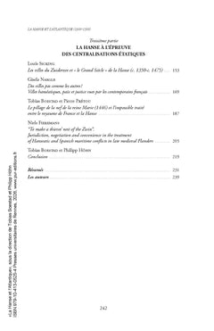 La Hanse et l'Atlantique (1300-1500)