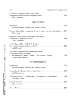 Collectionner les écrivains