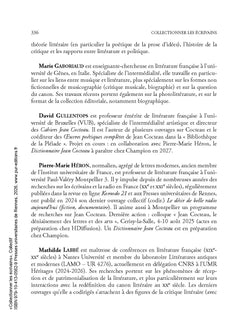 Collectionner les écrivains