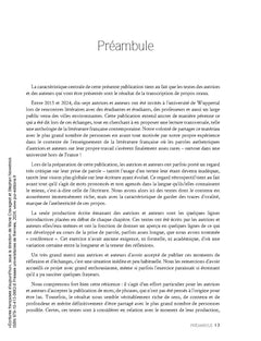 Écritures françaises d'aujourd'hui