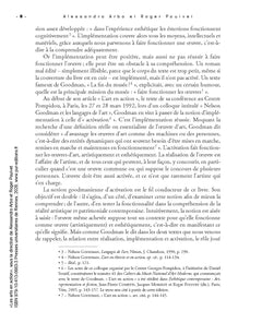 Les arts en action