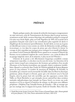 Ni ménagères, ni courtisanes