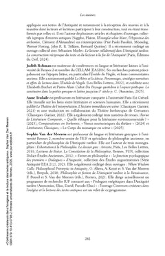 Contresens créateurs dans l'exégèse et la lecture des textes antiques