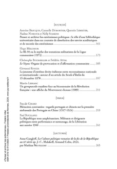 Penser et archiver les extrémismes