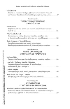 Former aux métiers de la traduction aujourd'hui et demain