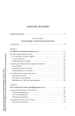 De la psychose ordinaire à la débilité mentale