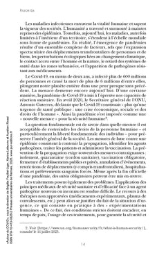 Autour du COVID