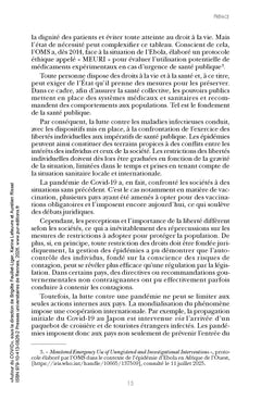 Autour du COVID