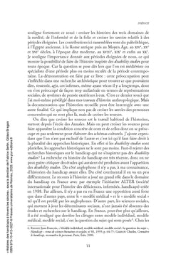 Histoires des handicaps à travers les siècles