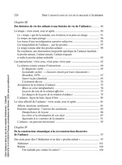 Dire l'aidance dans le cas de la maladie d'Alzheimer