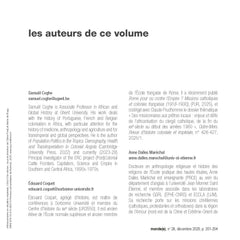 Missionnaires catholiques en situation impériale, XIXe-XXIe siècle