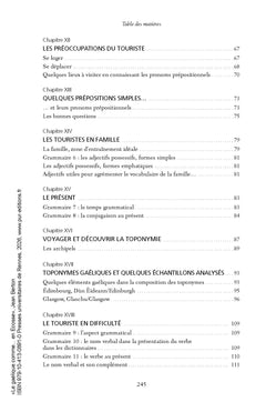 Le gaélique... comme en Écosse