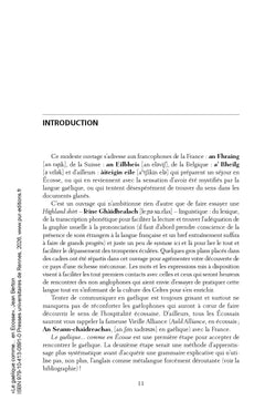 Le gaélique... comme en Écosse