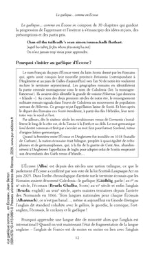 Le gaélique... comme en Écosse