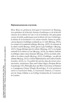 La logique culturelle de la théorie de l'art