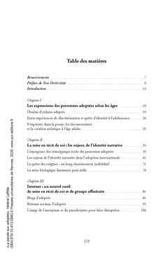 La parole aux adoptés