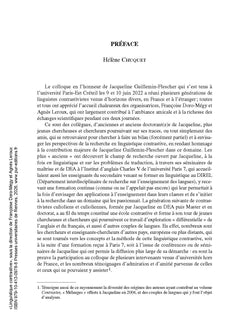 Linguistique contrastive