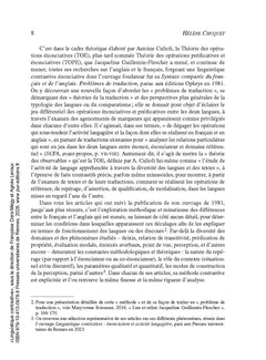 Linguistique contrastive
