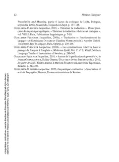Linguistique contrastive
