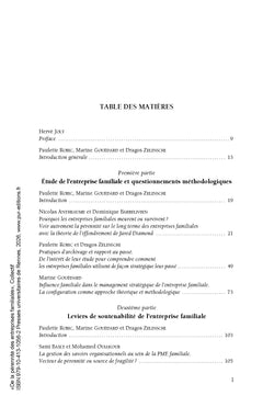 De la pérennité des entreprises familiales