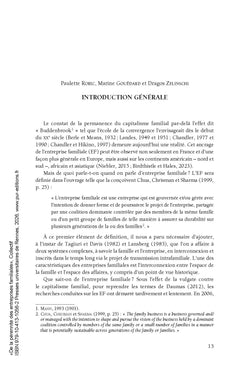 De la pérennité des entreprises familiales
