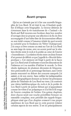 Lou Reed. Rock et poésie